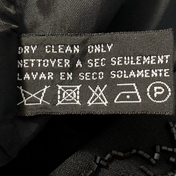 Carole Little Classic Black Maxi Embellished Dress With Stunning Plunging Back - Picture 11 of 11